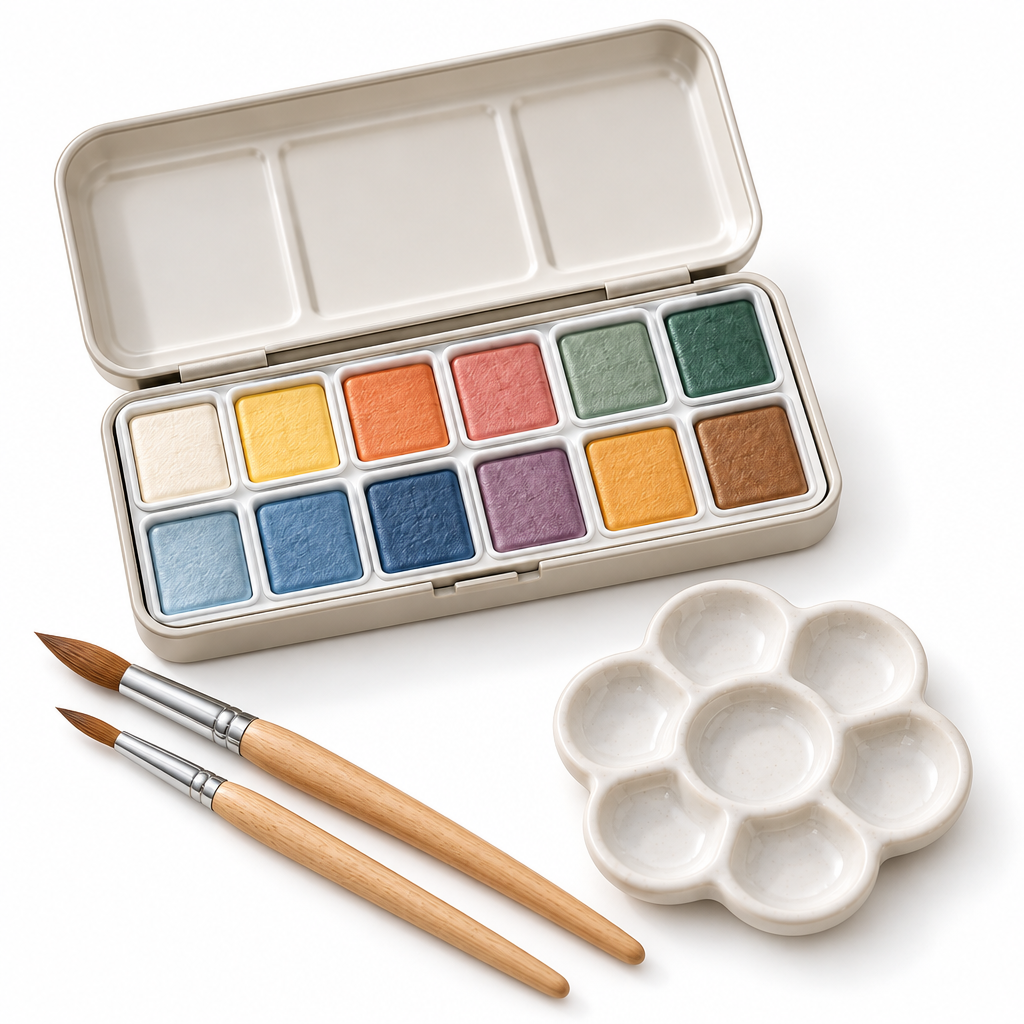 Elverdan™ Pastel Watercolor Paint Set