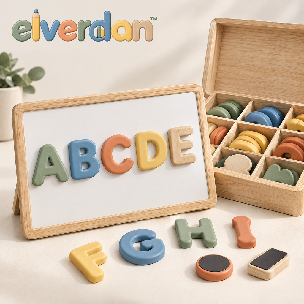 Elverdan™ Magnetic Alphabet Learning Board Set