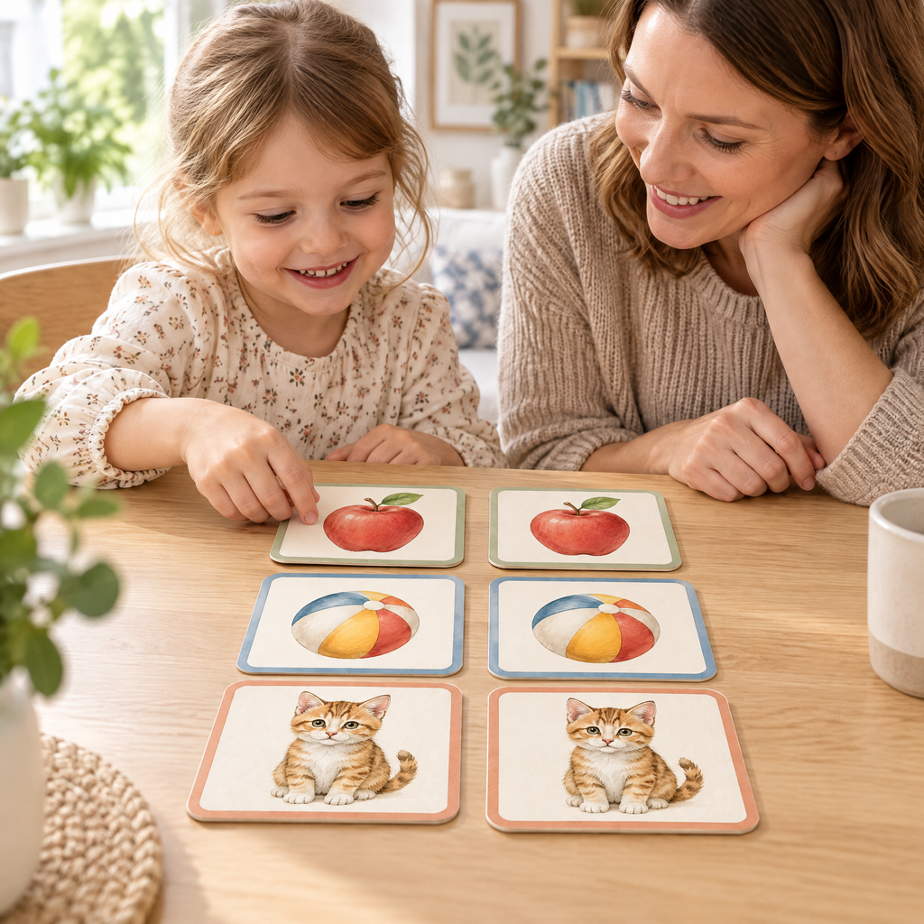 Elverdan™ Picture Memory Matching Card Set