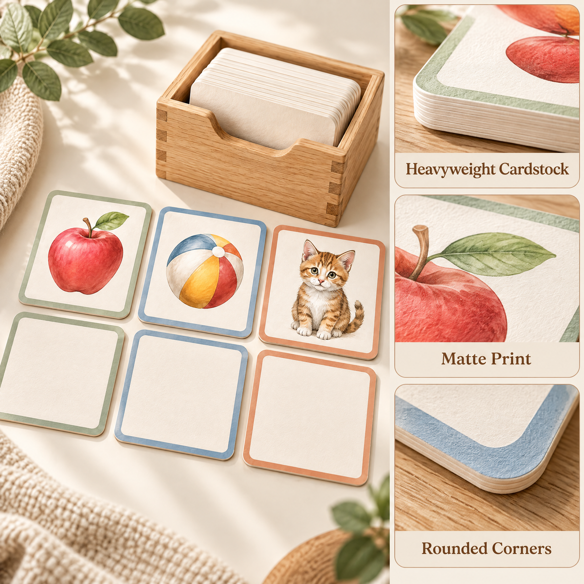 Elverdan™ Picture Memory Matching Card Set