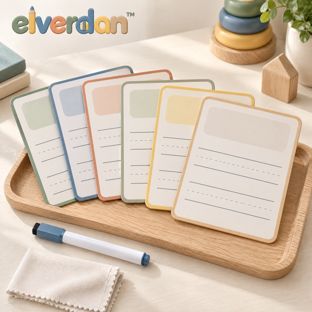 Elverdan™ Reusable Dry-Erase Writing Practice Cards