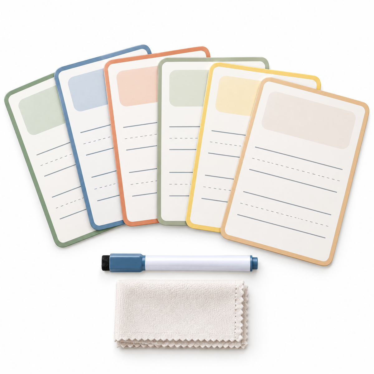 Elverdan™ Reusable Dry-Erase Writing Practice Cards