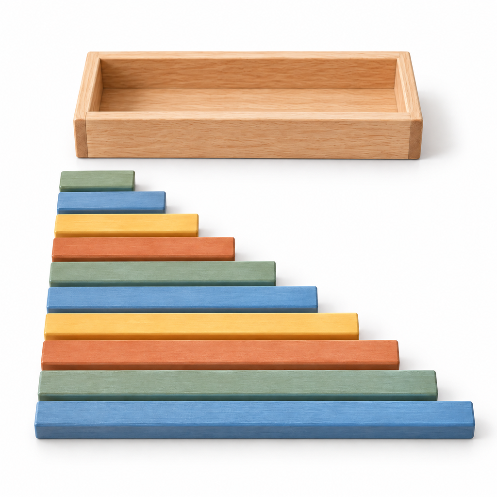 Elverdan™ Wooden Length Sorting & Sequencing Sticks