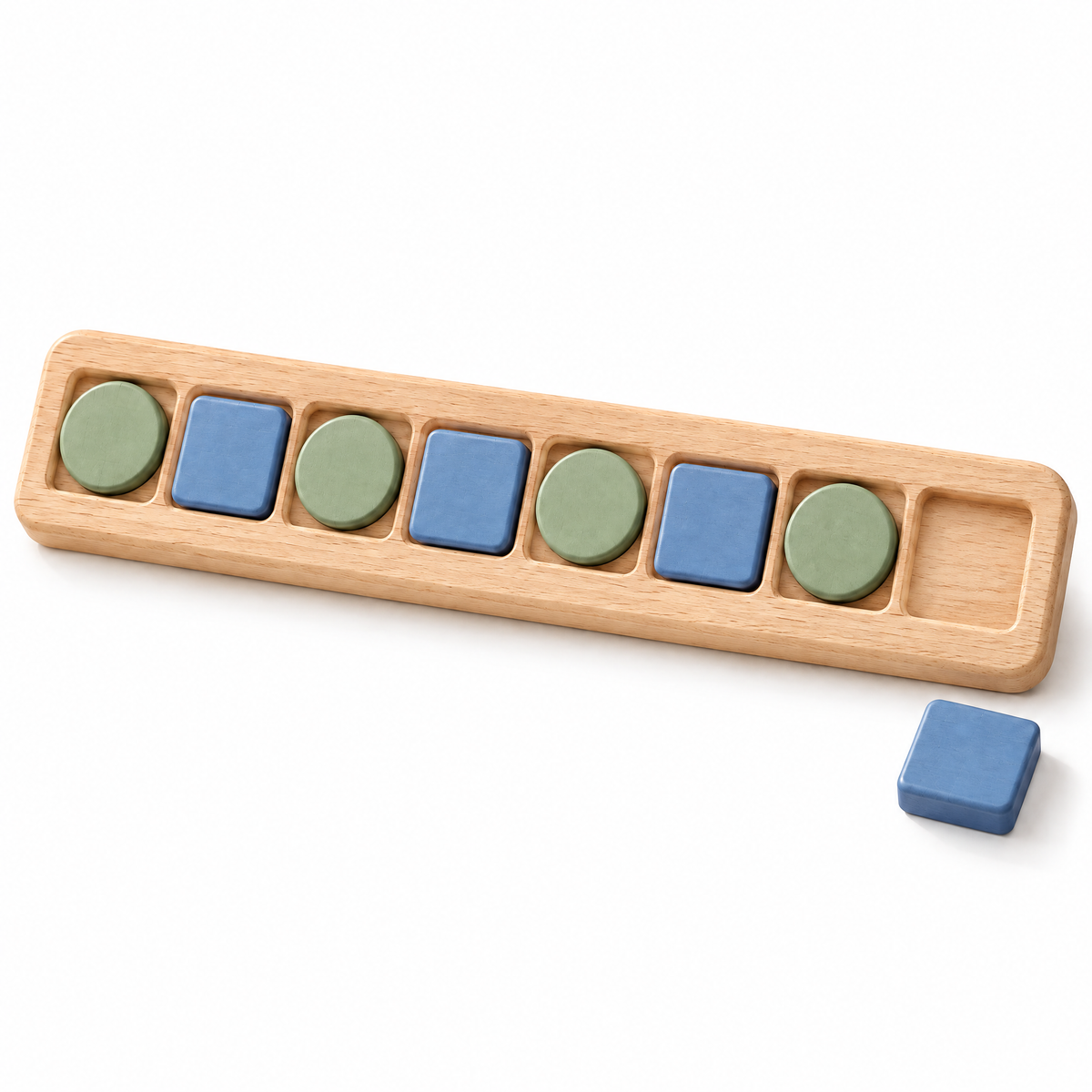 Elverdan™ Wooden Pattern & Sequence Puzzle Board