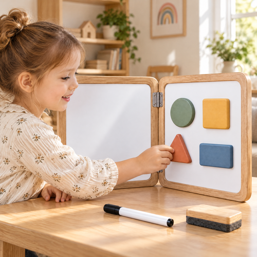 Elverdan™ Double-Sided Magnetic Shape Learning Board