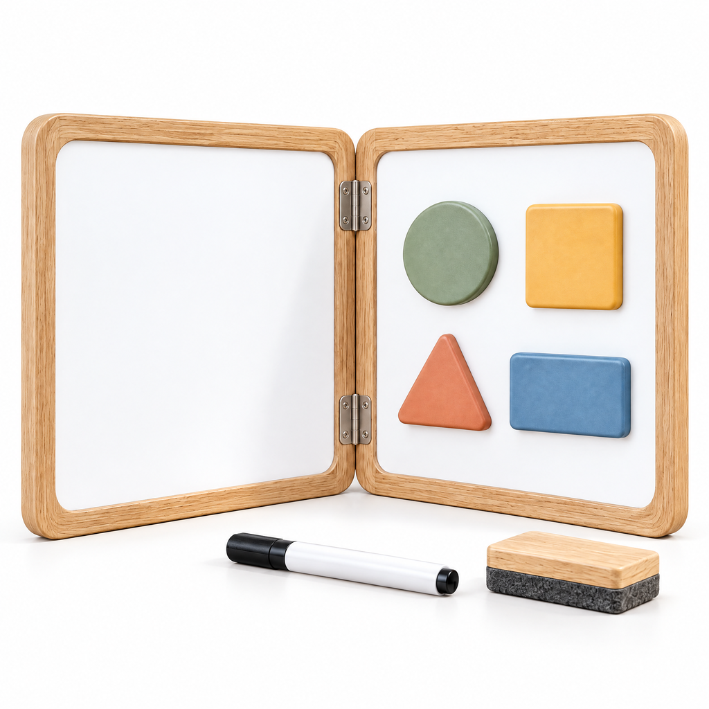 Elverdan™ Double-Sided Magnetic Shape Learning Board